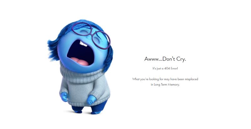 404 страница Pixar